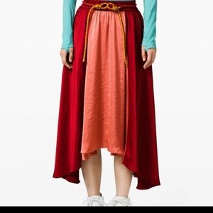 Lululemon Face Forward Skirt, Red, L